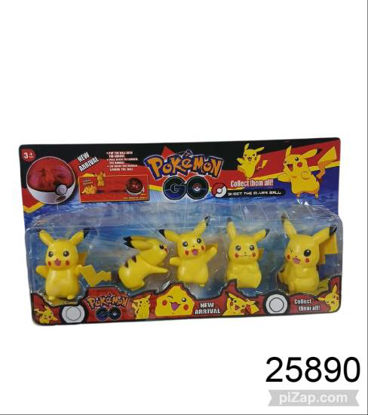 Imagen de MUÑECO PIKACHU X5 BLISTER 3.26